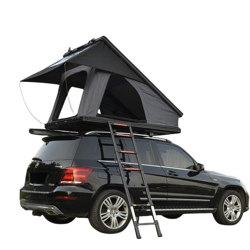 Clam Shell Roof Top Tent Sleeps 2 Person Aluminum Rooftop Tent with Accessory Channels for Bike, Skis, Surf Boards, Snowboard, Kayak | Bestrooftoptents.com