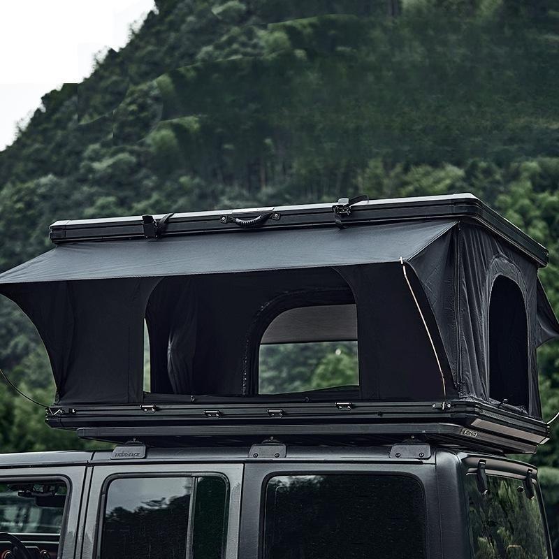 Aluminium Hard Shell Pop-up Roof Top Tent Sleeps 2 Man Rooftop Tent with Roof Bar | Bestrooftoptents.com