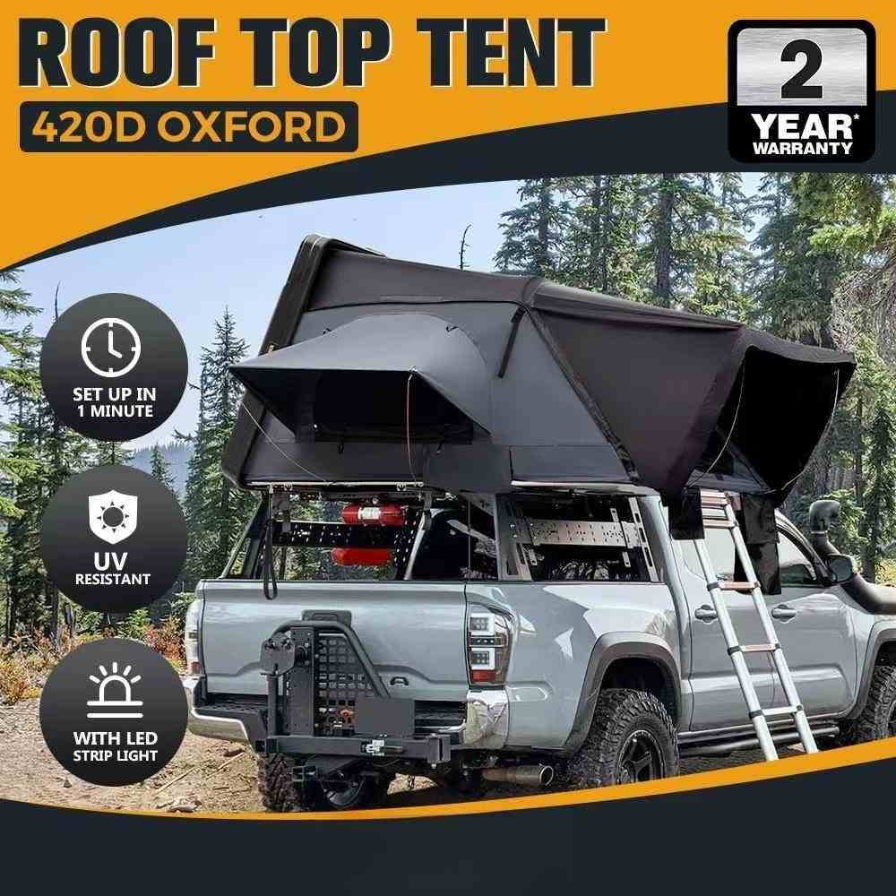 ABS Hard Shell Roof Top Tent Fold Out Roof Top Tent Sleeps 3/4 Person Roof Top Tents | Bestrooftoptents.com