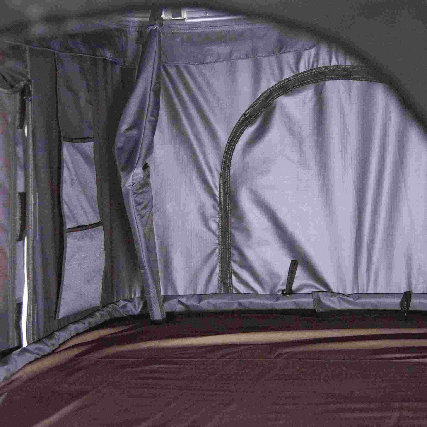 Black Shell for Pop up Roof Top Tent ABS Hard Shell Roof Top Tent Sleeps 2 Person Rooftop Tent - Inside  | Bestrooftoptents.com